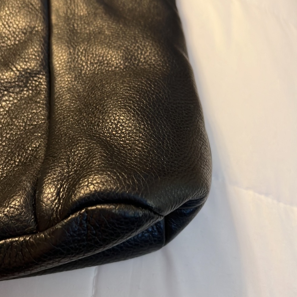 Lucky Brand hobo crossbody, black pebble leather - Picture 11 of 12